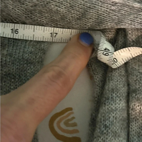 Banana Republic Womens Medium Nylon/Wool/Mohair Cardigan Seam Sleeve Open Cuffs - Picture 7 of 9